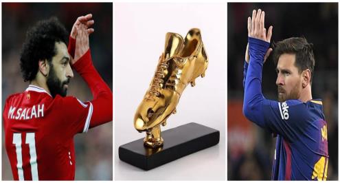 صلاح يتجاوز ميسي ويتساوى مع كافاني في سباق الحذاء الذهبي